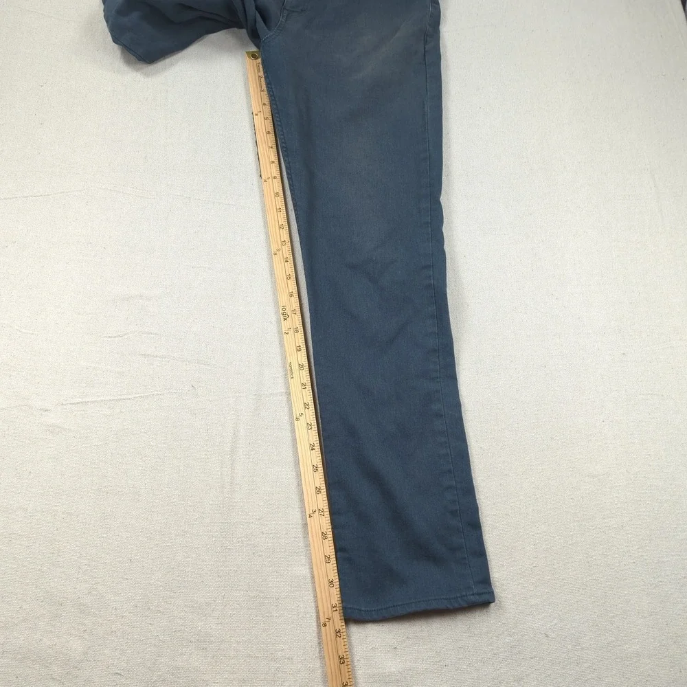 Banana Republic Mens 33x32 Blue Pants Traveler Slim Fit Golf Stretch Casual